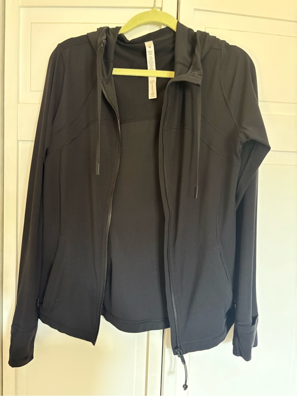 lululemon athletica Black Hooded Zip Jacket